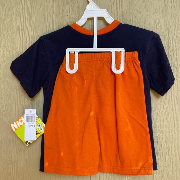 Y2K deadstock sponge bob square pants 2 piece set size 4 - Picture 4 of 4